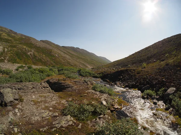 Río de montaña — Foto de Stock