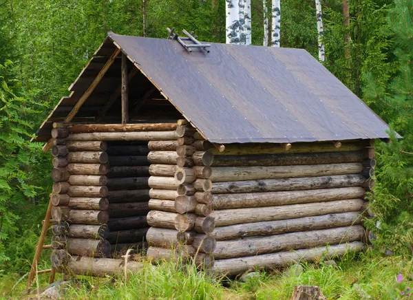 La casa di legno — Foto Stock