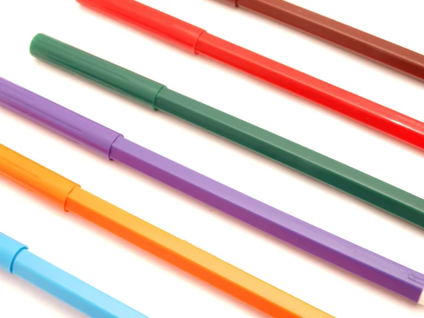 Cor canetas de feltro-ponta — Fotografia de Stock
