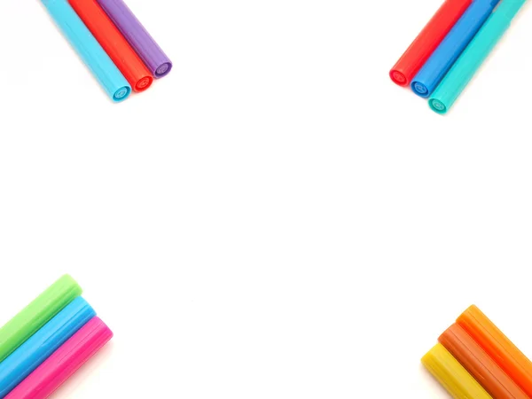 Color felt-tip pens — Stock Photo, Image