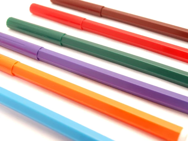 Color felt-tip pens — Stock Photo, Image