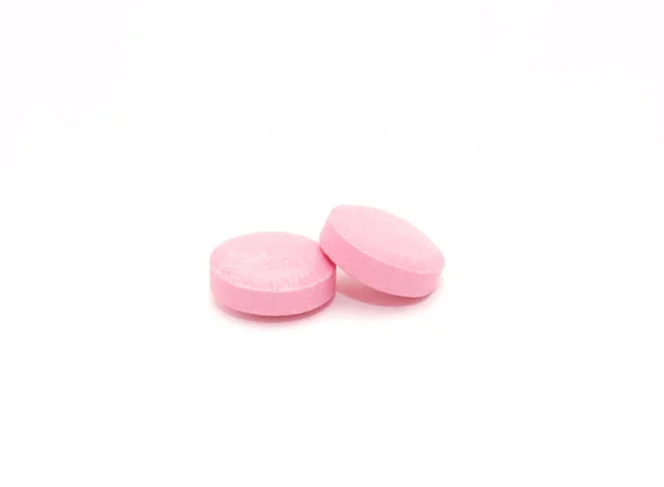 Rosa tabletter — Stockfoto