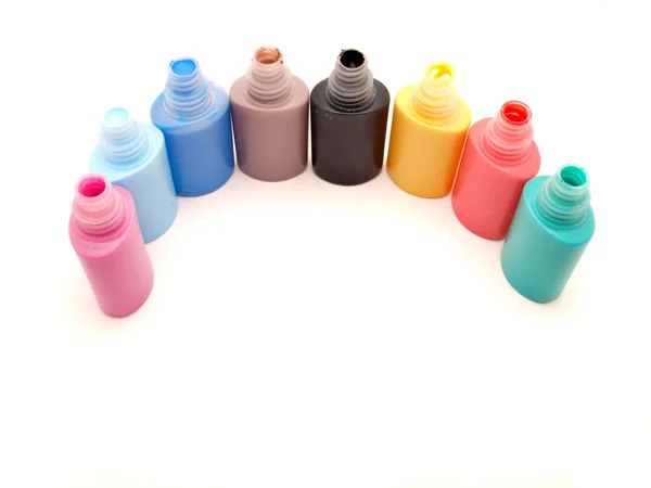 Color tubes with a paint — Stock Photo, Image