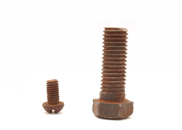 Rusty bolts and screws — Stock Photo, Image