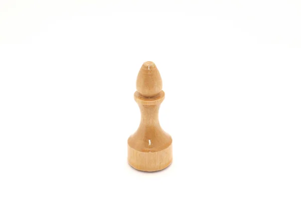 Белая шахматная фигура — стоковое фото