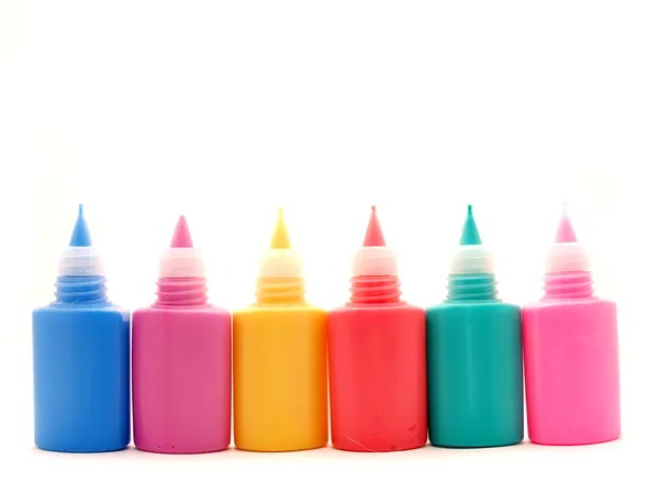 Color tubes with a paint — Stock Photo, Image