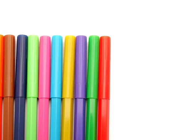 Color felt-tip pens — Stock Photo, Image