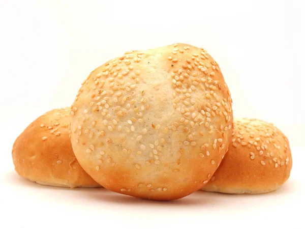 Roll with sesame — Stock Photo, Image