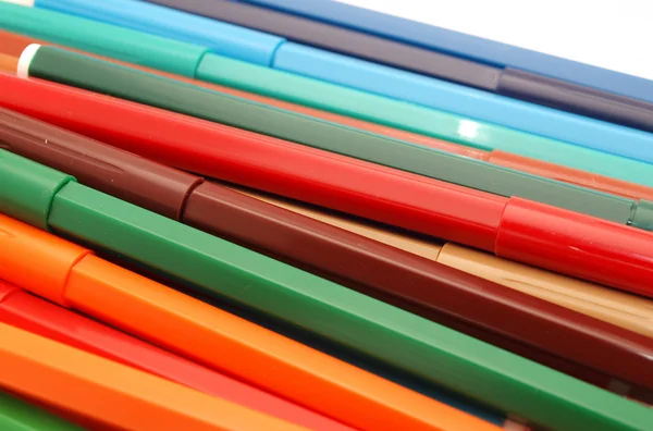 Color felt-tip pens — Stock Photo, Image