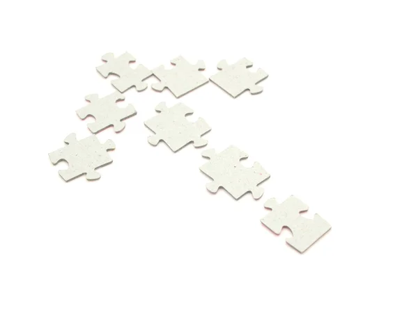 Direction. Puzzle pieces — Stock Photo, Image