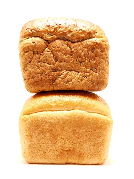 Bread on a white background — Stock Photo, Image