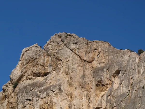 Roccia e cielo — Foto Stock