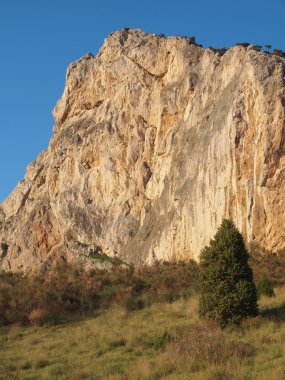 günbatımı, dağlar