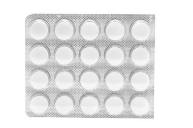 Beyaz arka planda ilaçlar