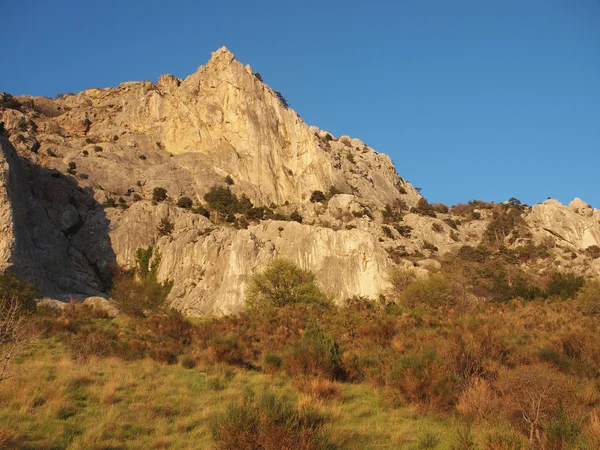 Günbatımı, dağlar — Stok fotoğraf