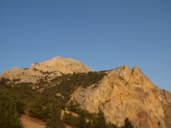 Rock och himlen — Stockfoto