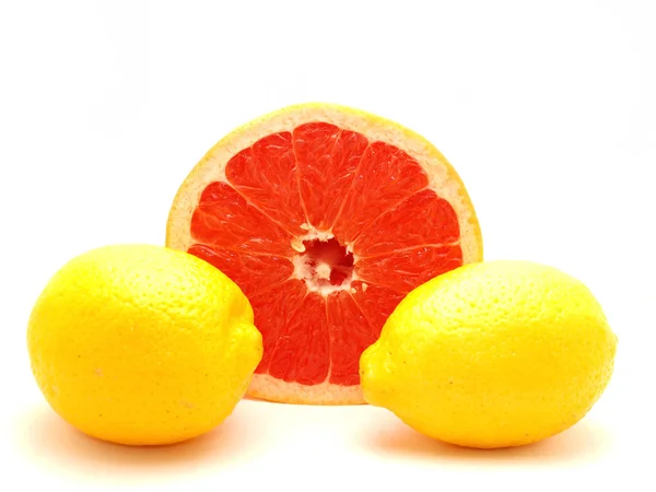 มะนาวและส้มโอ — ภาพถ่ายสต็อก