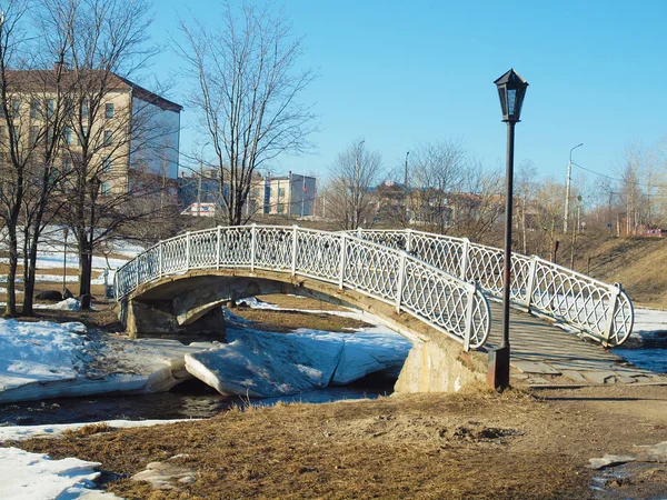 El puente en el parque — Foto de Stock