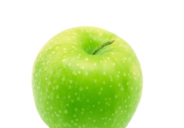 Maçã verde isolada em branco — Fotografia de Stock