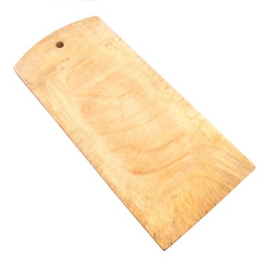 mutfak tahtası beyaz zemin üzerine