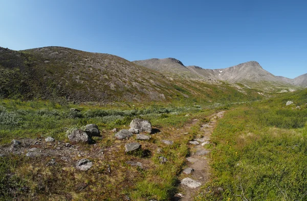 Chemin dans les montagnes — Photo