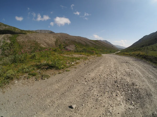 山の中の道路 — ストック写真