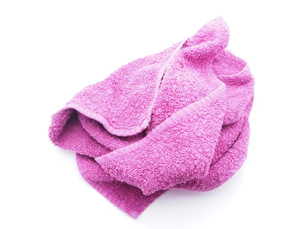 Πετσέτα σε λευκό φόντο — Φωτογραφία Αρχείου