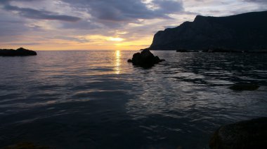 Karadeniz 'de gün batımı