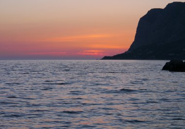Karadeniz 'de gün batımı