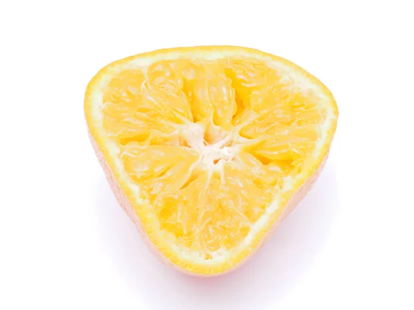 Mandarinka na bílém pozadí — Stock fotografie