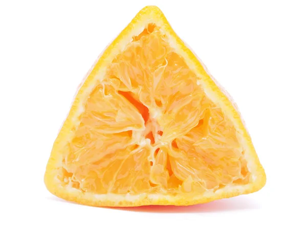 Mandarino su sfondo bianco — Foto Stock