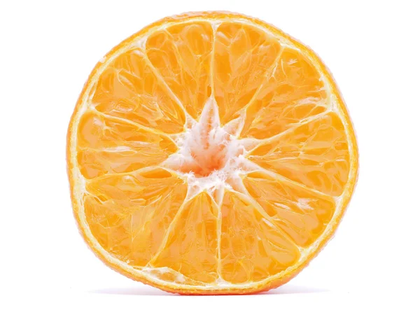 Tangerine on white background — Stock Photo, Image