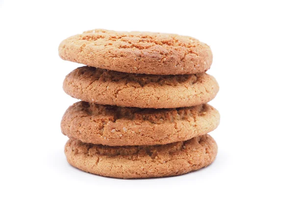 Galletas sobre fondo blanco —  Fotos de Stock