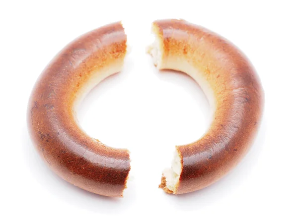 Bagels on a white background — Stock Photo, Image