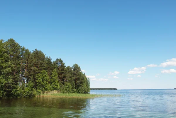 Danau yang indah di Karelia — Stok Foto