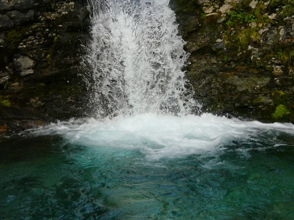 Watervallen in de bergen Hibiny — Stockfoto