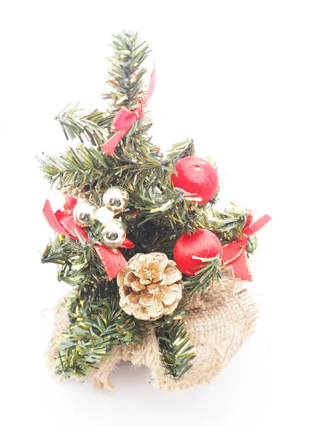 Christmas tree on a white background — Stock Photo, Image