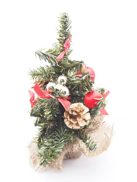 Christmas tree on a white background — Stock Photo, Image