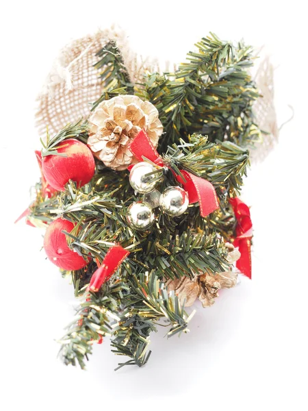 Christmas tree on a white background — Stock Photo, Image