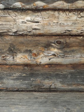 Ahşap günlük duvarlar. arka plan