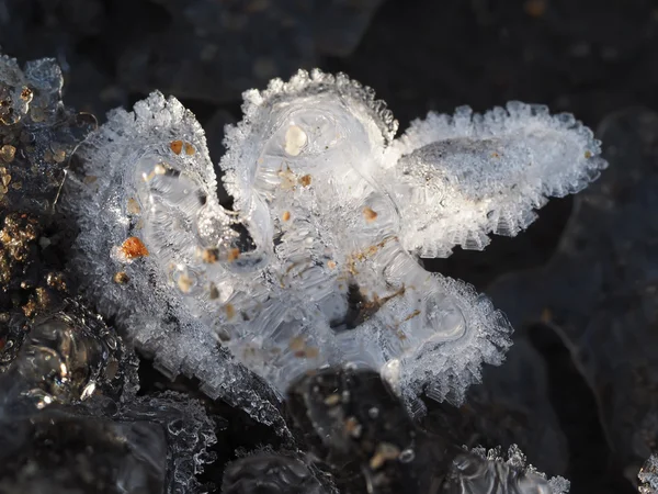 Cristalli di ghiaccio — Foto Stock