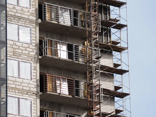 Hus under uppförande — Stockfoto