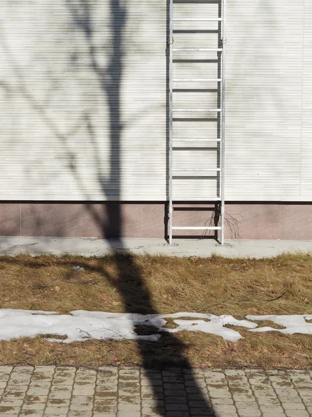 Požární schodiště na dům — Stock fotografie