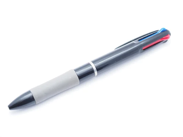 Kugelschreiber auf weißem Hintergrund — Stockfoto