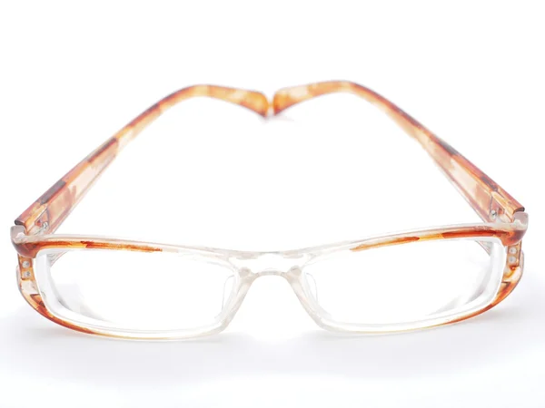 Brille auf weißem Hintergrund — Stockfoto