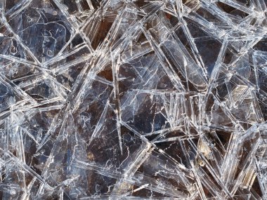 çatlaklar buz. arka plan