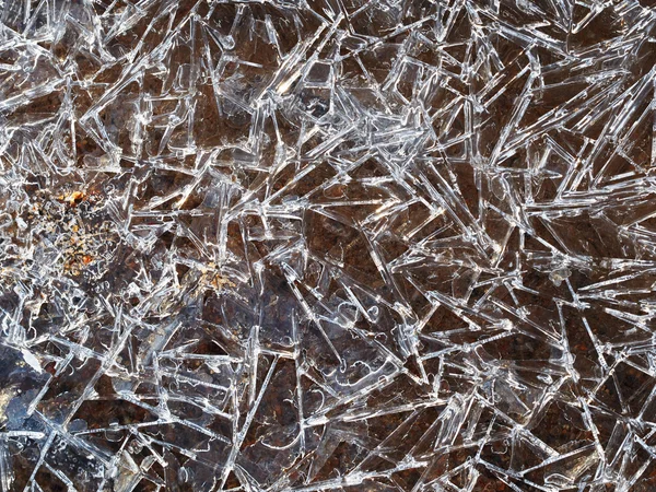 Лед в трещинах. фон — стоковое фото