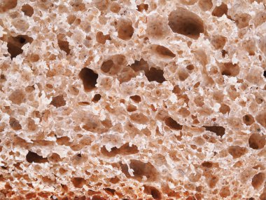 Beyaz arkaplanda ekmek