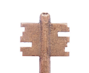 Beyaz arkaplanda anahtar