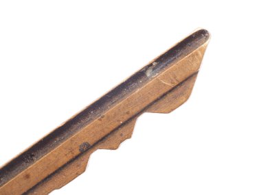 Beyaz arkaplanda anahtar